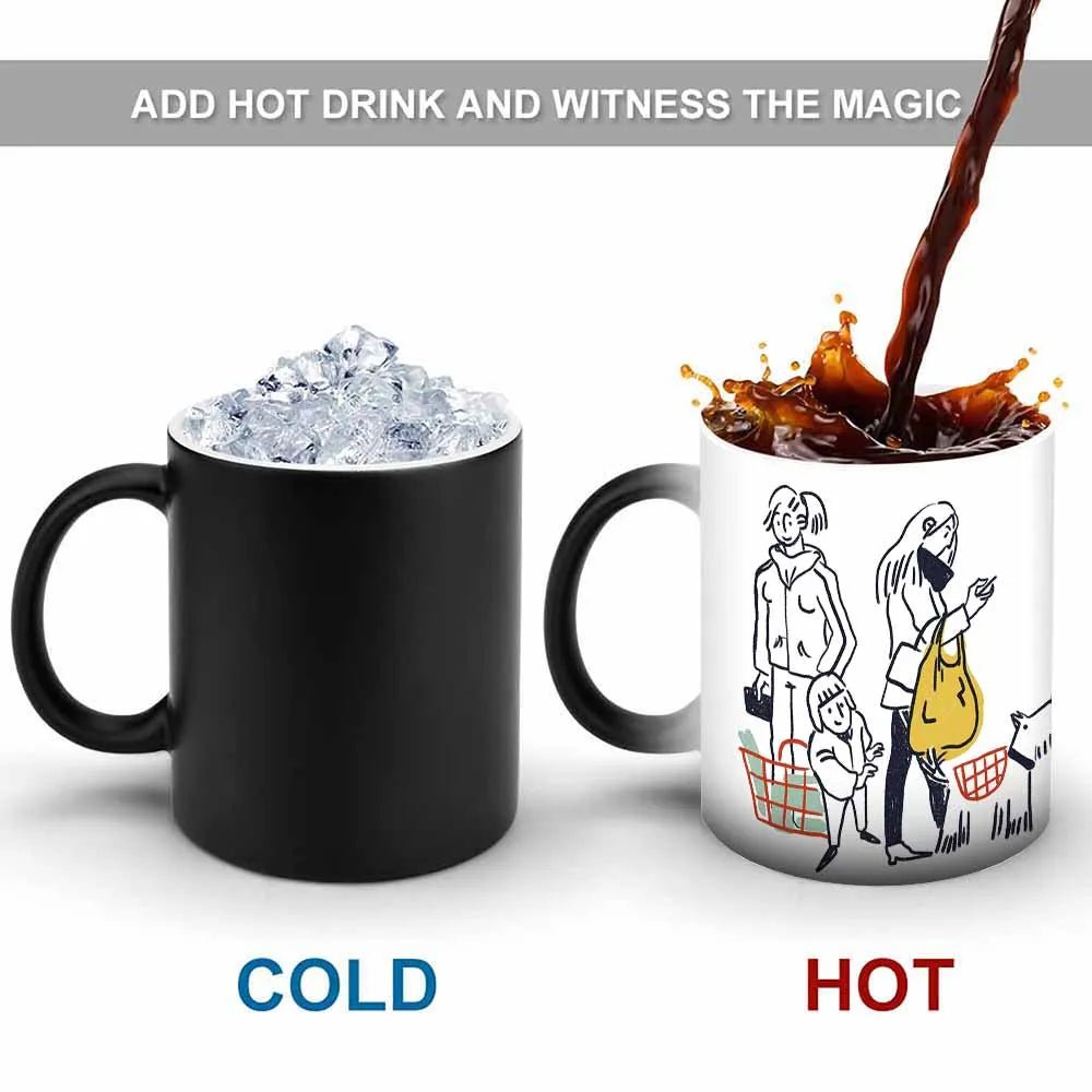 Custom Discoloration Mug With Photo & Text Holiday Theme Photo Prints Personalized | PrintToucan - PrintToucanHome Decor