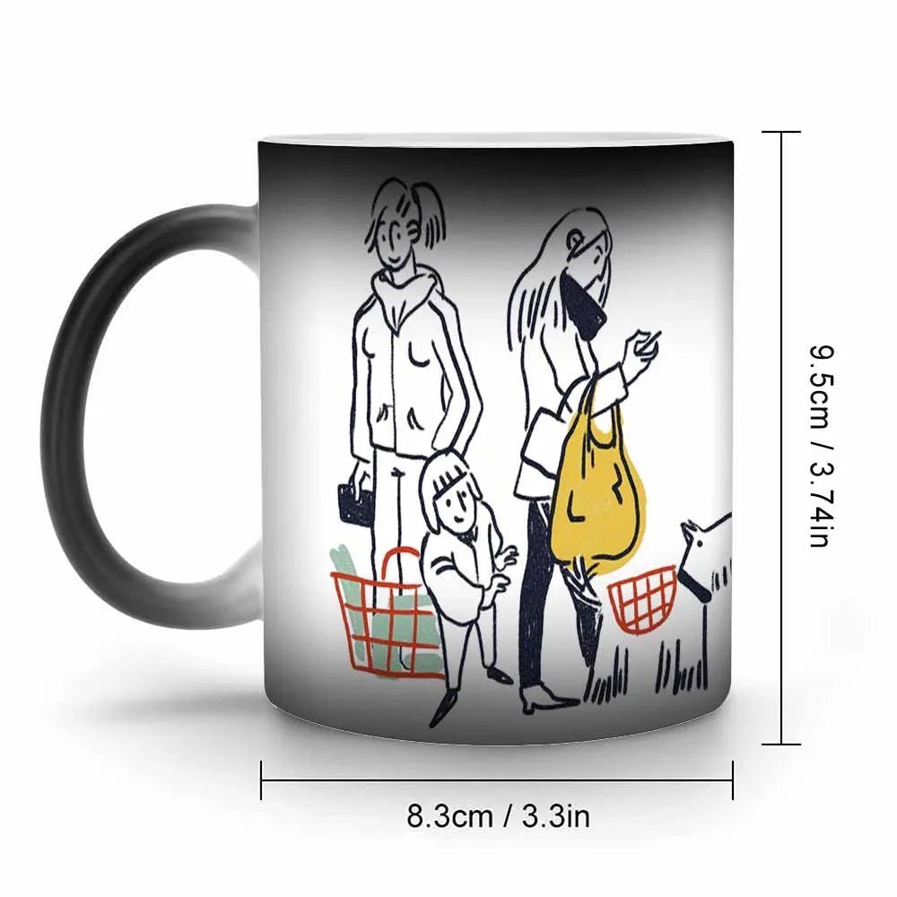 Custom Discoloration Mug With Photo & Text Holiday Theme Photo Prints Personalized | PrintToucan - PrintToucanHome Decor