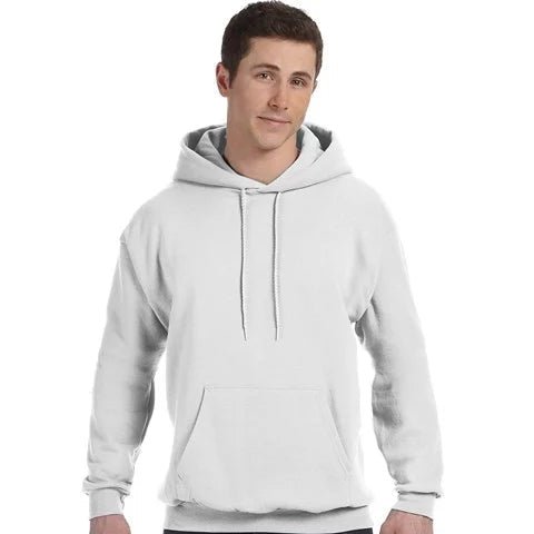 Bulk custom blank white pullover hoodie, fleece sweatshirt for wholesale printing