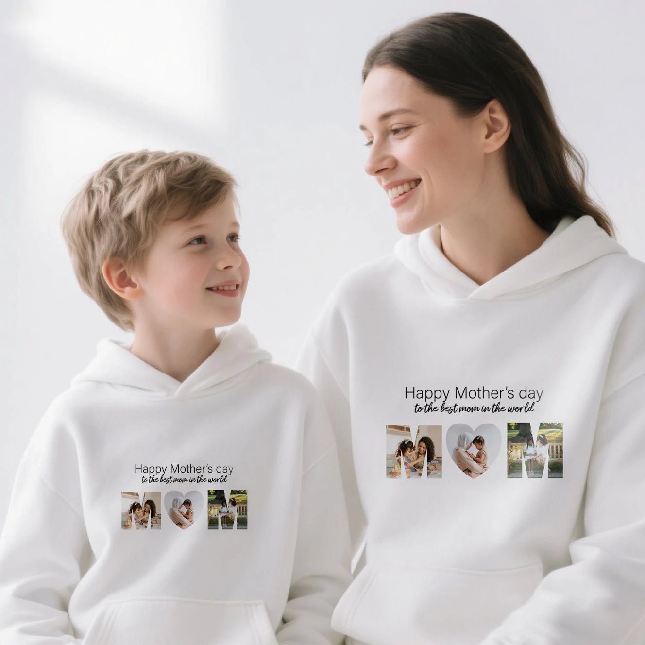 Custom Fashion Hoodie (AOP) – Personalized MOM Design with Photos - printtoucan