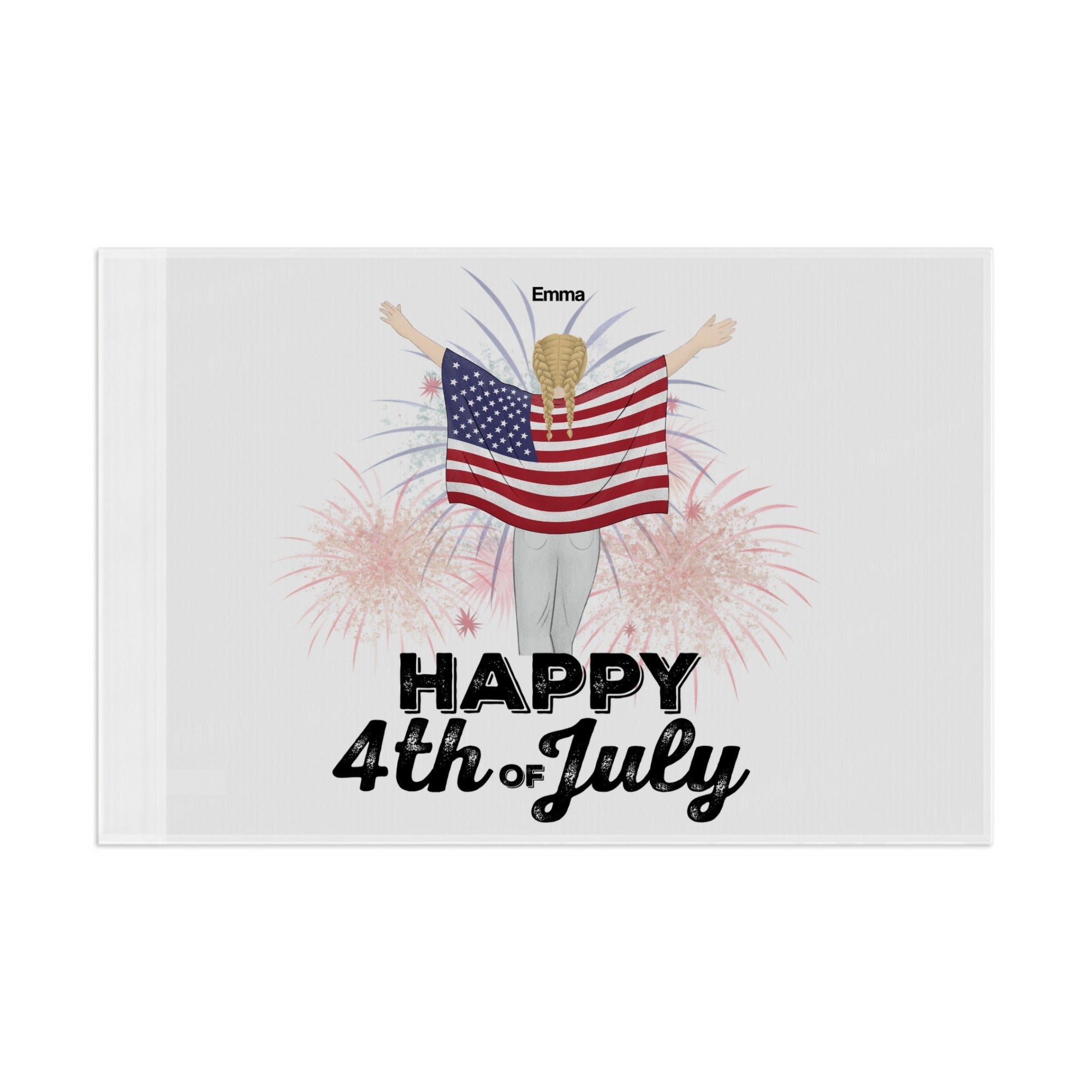 Custom Flag with Gender, Name & Outfit Options | PrintToucan - printtoucan