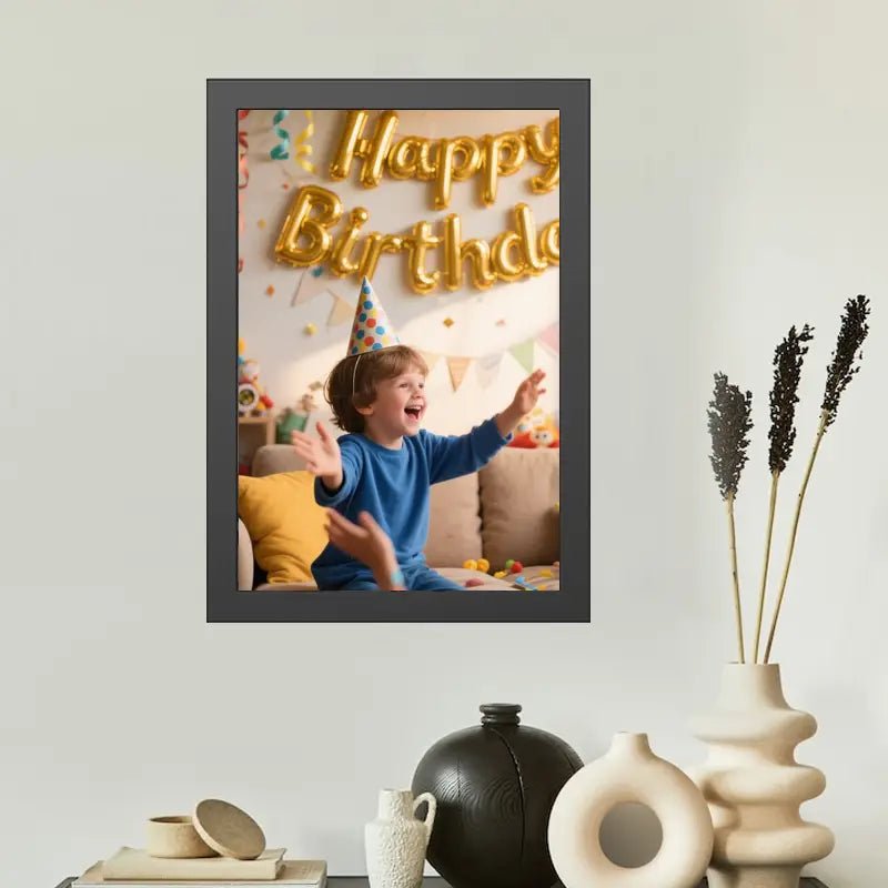 Custom Framed Poster Birthday Design Upload Fast Printing | PrintToucan - printtoucan