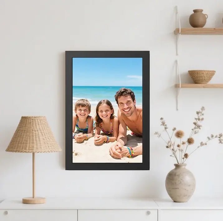 Custom Framed Travel Poster Image Upload Personalized Wall Art Fast Printing | PrintToucan