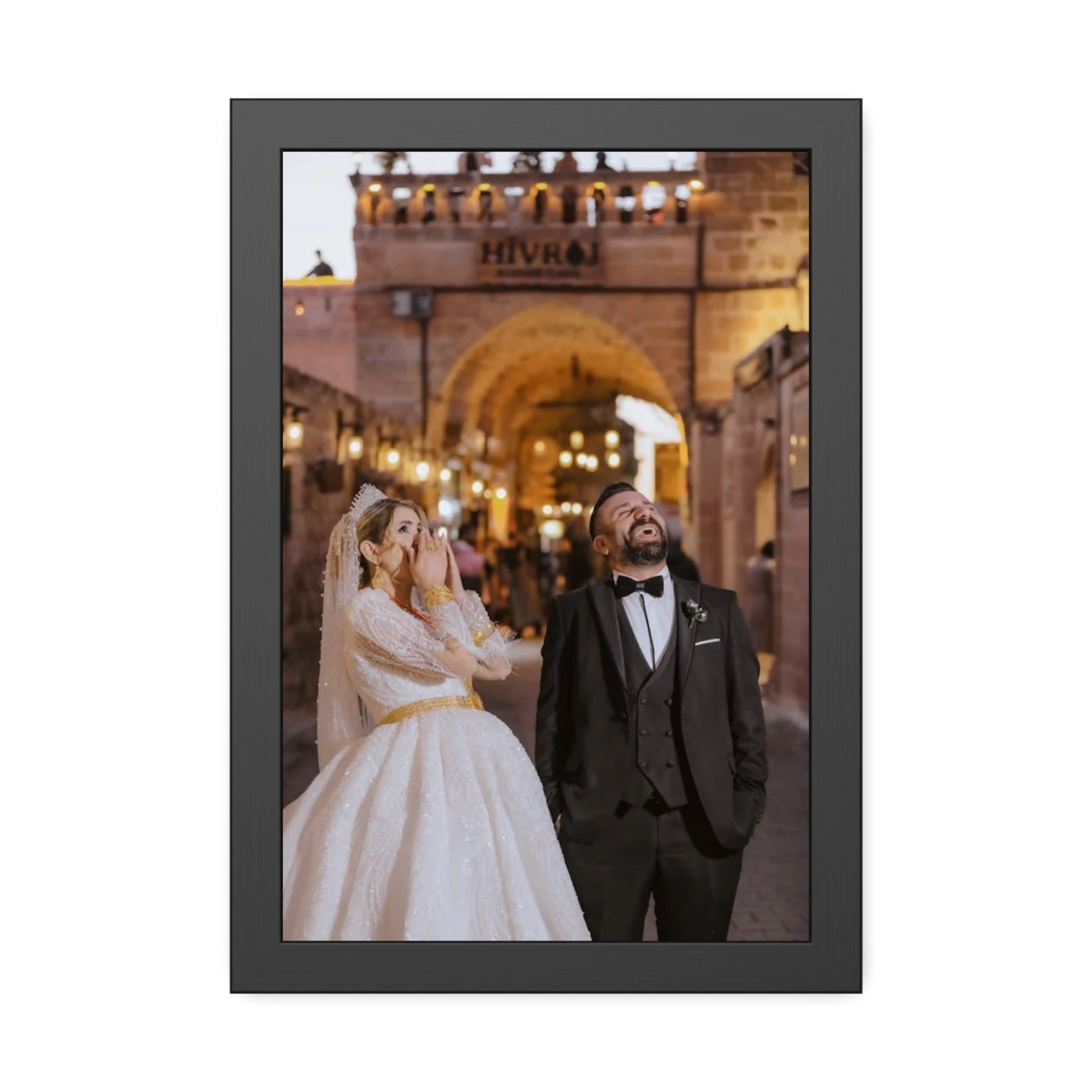 Custom Framed Wedding Poster Personalized Image Upload Fast Printing | PrintToucan - printtoucan