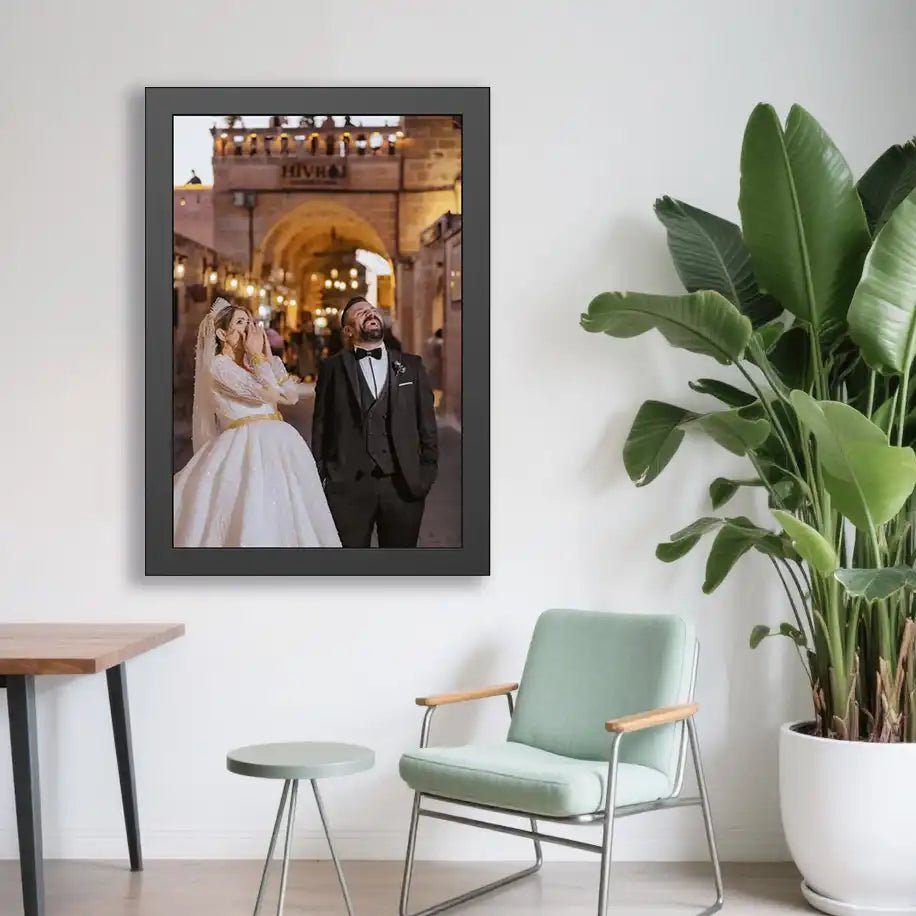 Custom Framed Wedding Poster Personalized Image Upload Fast Printing | PrintToucan - printtoucan