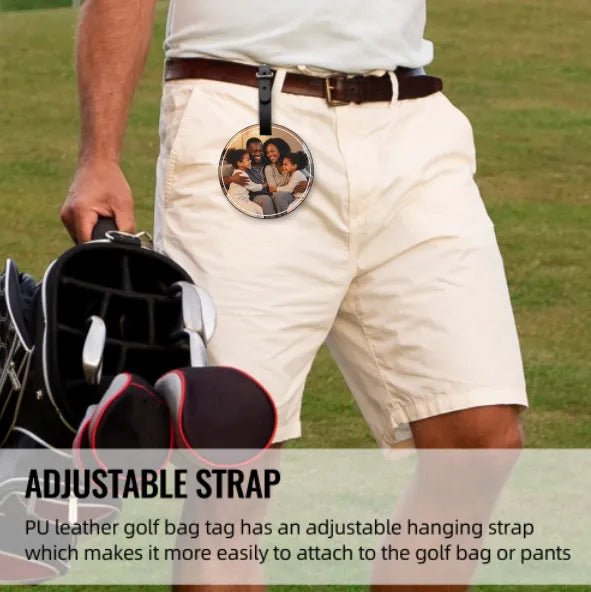 Custom Golf Tees Organizer Bag Valentine Day Gift PU Personalized Image Text Golf Accessory PrintToucan - PrintToucanValentine's Day GiftsPrinttoucan-13.8x15.7inch（35x40）cm-8