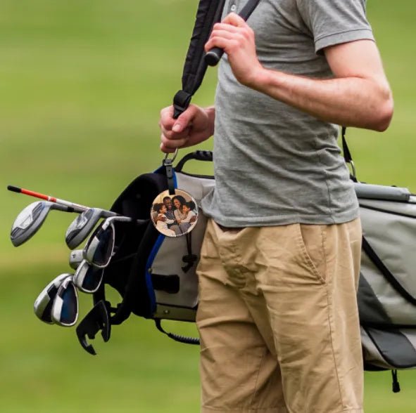 Custom Golf Tees Organizer Bag Valentine Day Gift PU Personalized Image Text Golf Accessory PrintToucan - PrintToucanValentine's Day GiftsPrinttoucan-13.8x15.7inch（35x40）cm-8