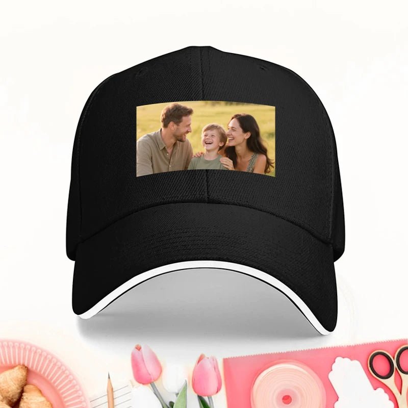 Custom Hat Photo Upload Family Theme PrintToucan