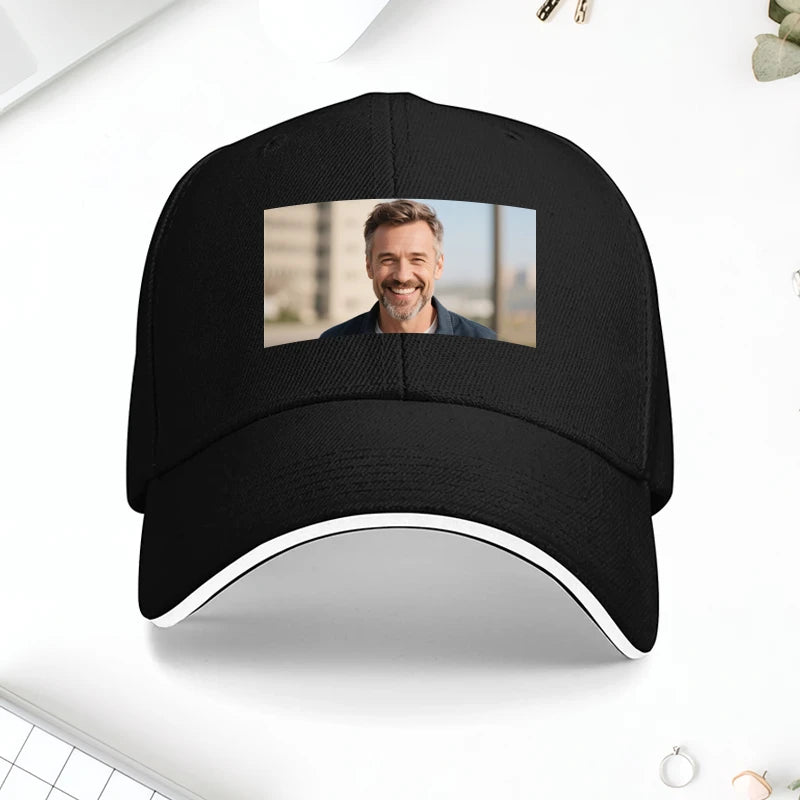 Custom hat Photo Upload Father's Day Theme PrintToucan