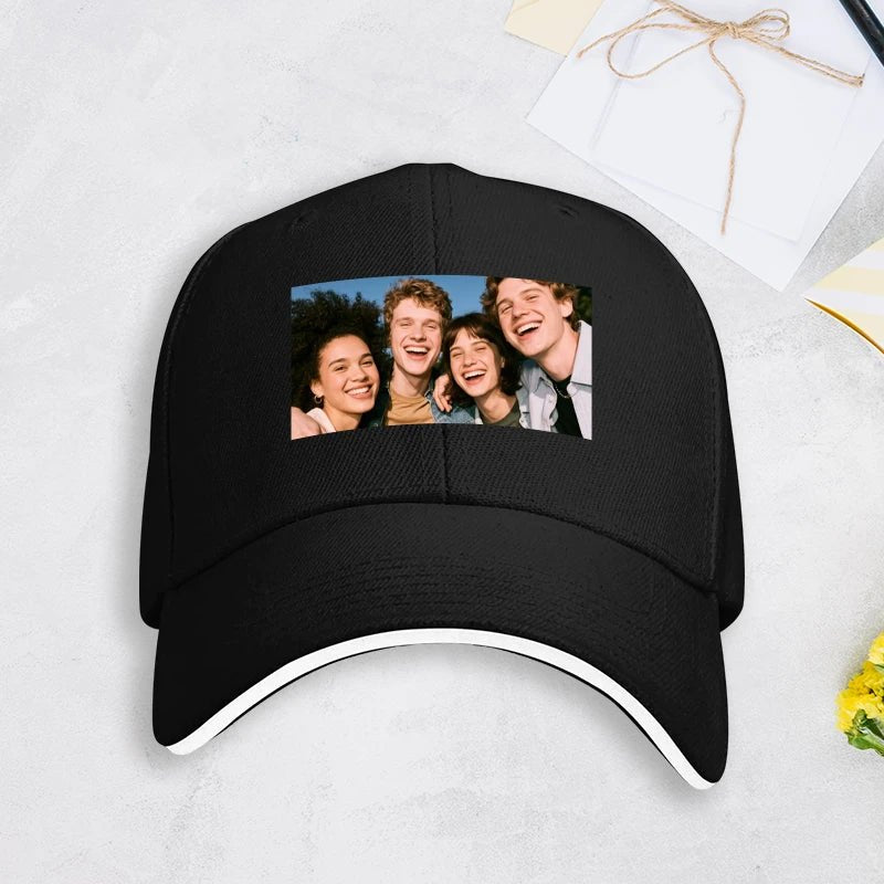 Custom Hat Photo Upload Friendship‌ Theme PrintToucan