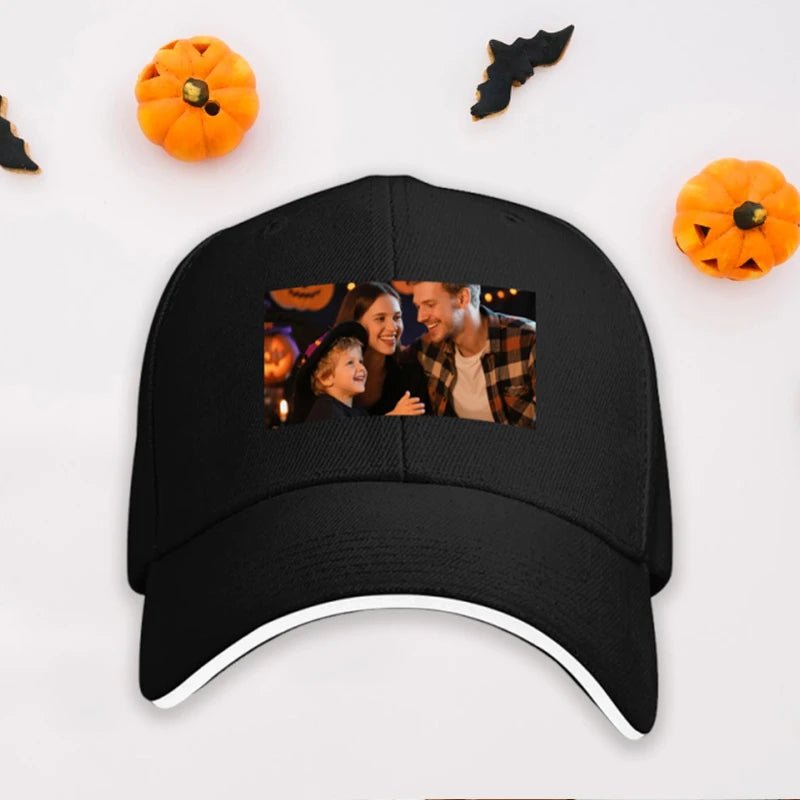 Custom hat Photo Upload Halloween Theme PrintToucan