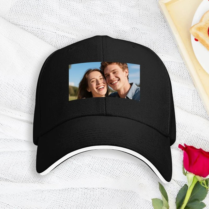 Custom Hat Photo Upload Lovers Theme PrintToucan