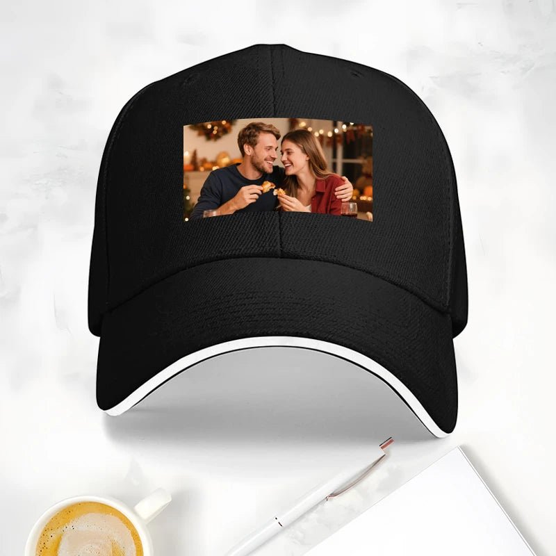 Custom hat Photo Upload Thanksgiving Day Theme PrintToucan