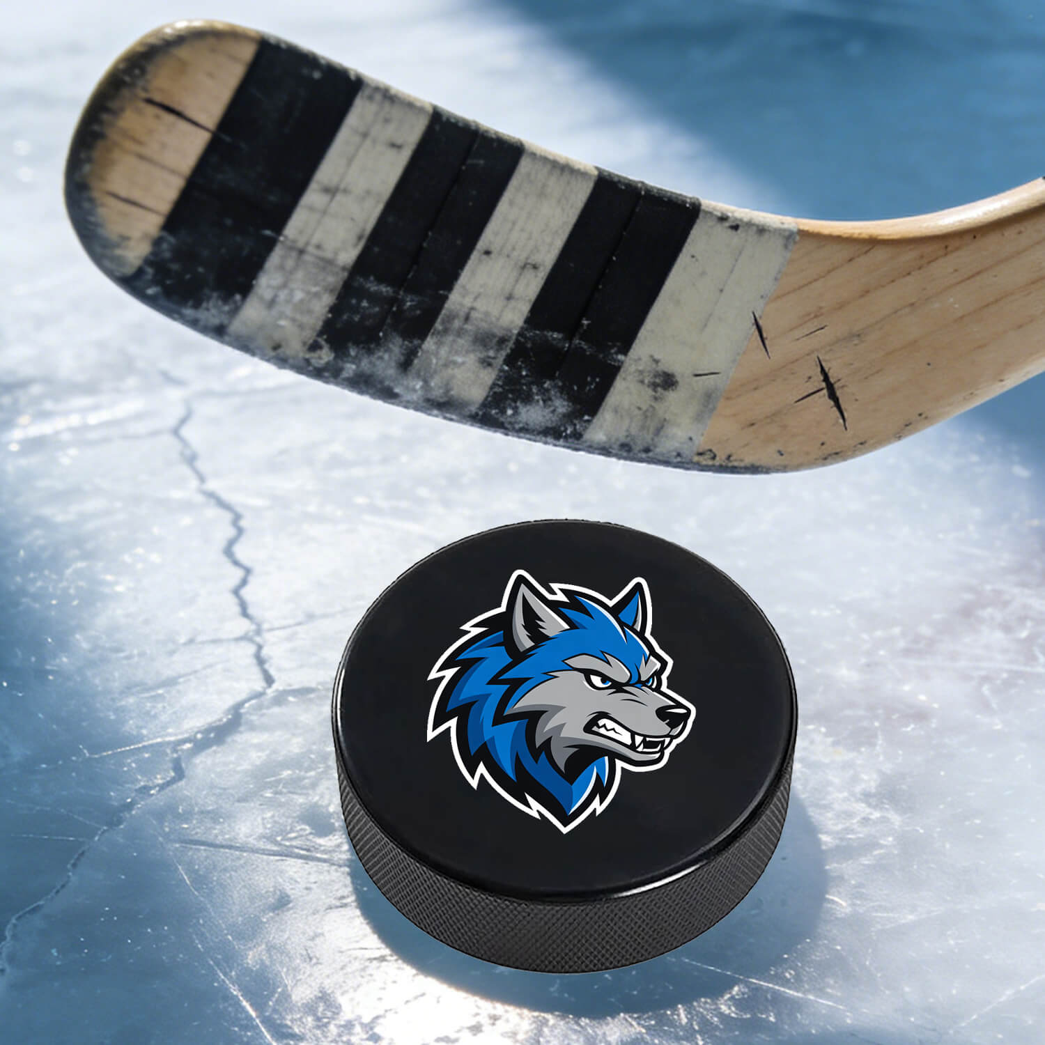 Custom Ice Hockey Valentine’s Day Rubber Personalized Image Text Ice Hockey PrintToucan - PrintToucanValentine's Day GiftsPrinttoucan-13.8x15.7inch（35x40）cm-8