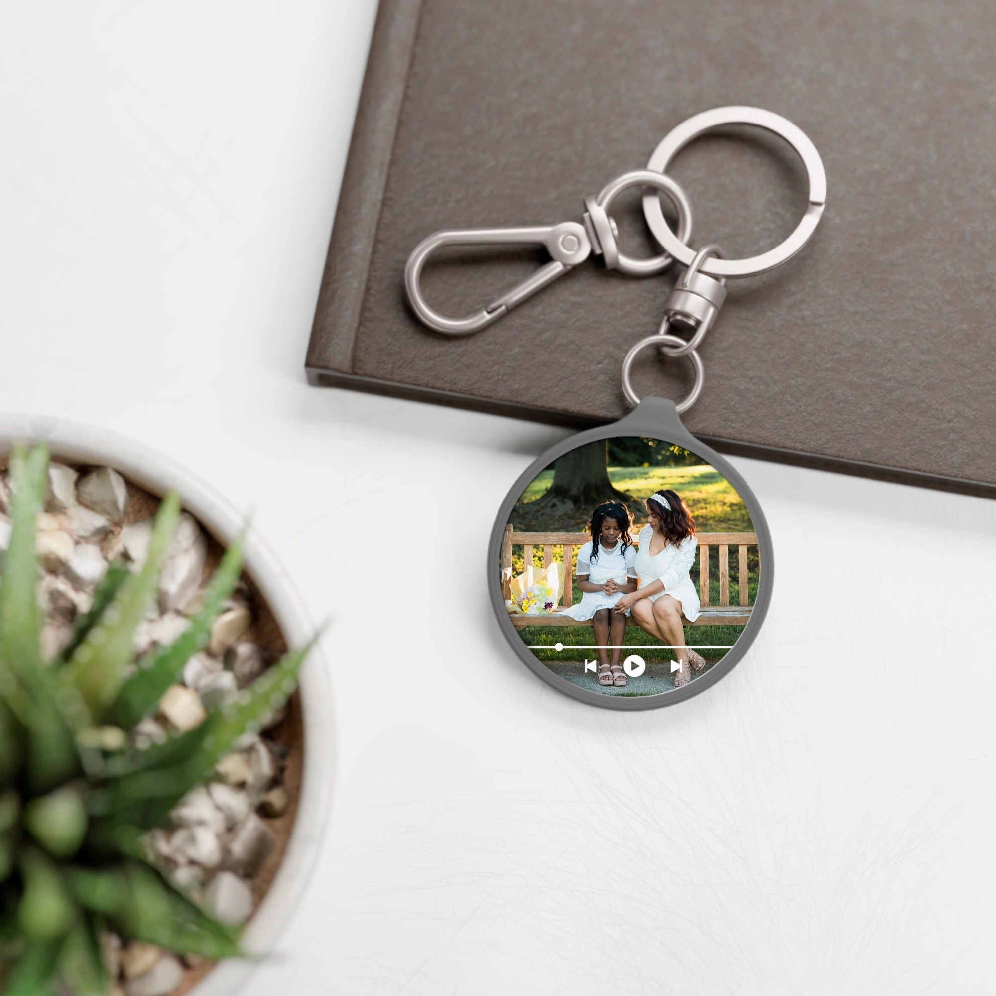 Custom Keyring Tag – Our Favorite Song - printtoucan