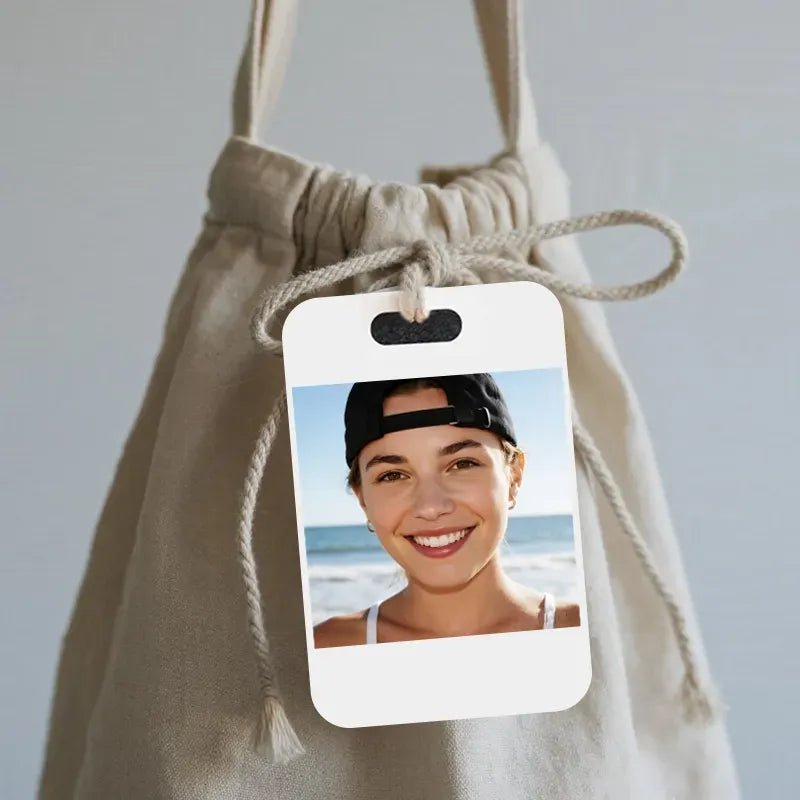 Custom Luggage Tag Travel ID Upload Image PrintToucan - printtoucan