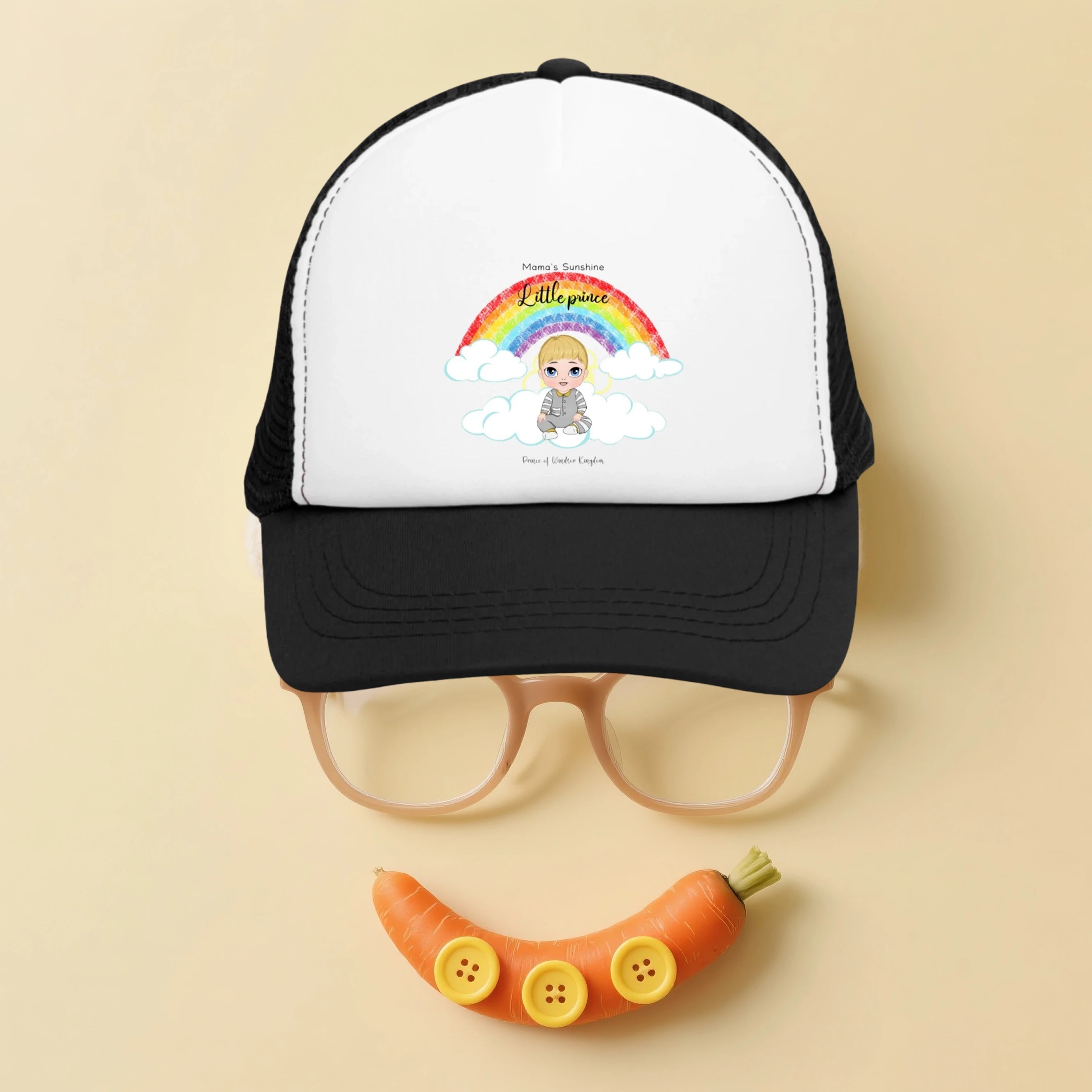 Custom Mesh Cap – Mom’s Little Prince - printtoucan