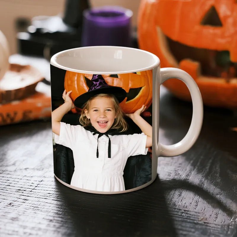 Custom Mug 12oz Halloween Photo Gift PrintToucan - printtoucan