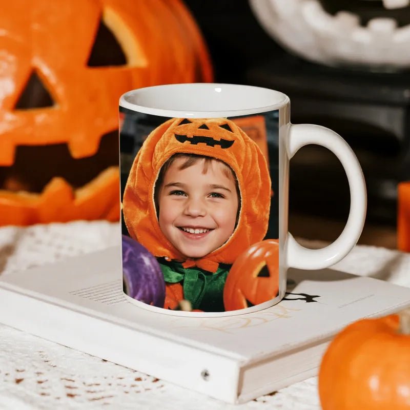 Custom Mug 12oz Halloween Photo Gift PrintToucan - printtoucan