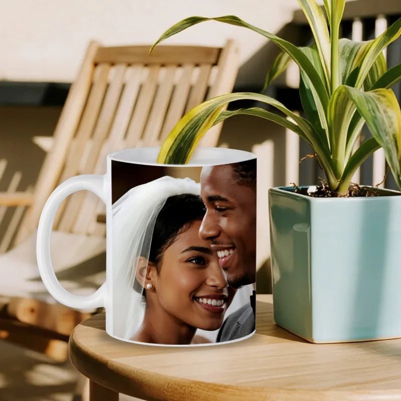 Custom Mug 12oz with Photo for Wedding Gifts PrintToucan - printtoucan
