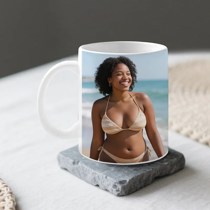 Custom Mug 12oz with Travel Photo PrintToucan - printtoucan