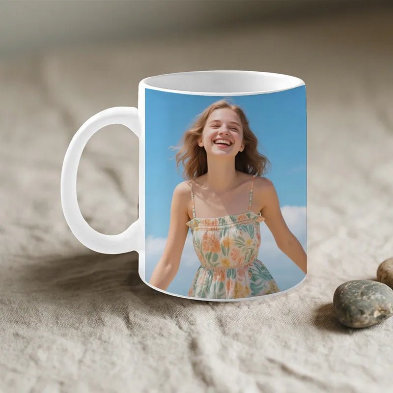 Custom Mug 12oz with Travel Photo PrintToucan - printtoucan