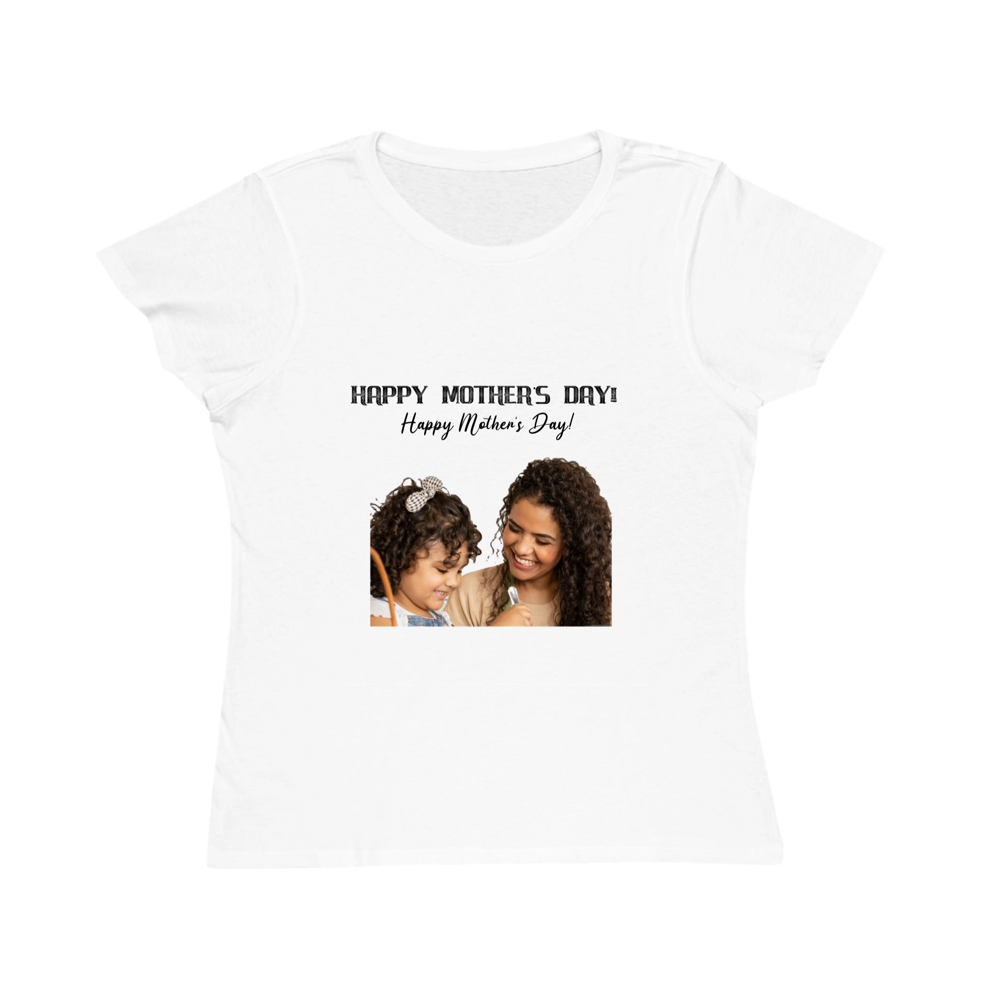 Custom Organic Women’s Classic T-Shirt – Personalized Photo & Message - printtoucan