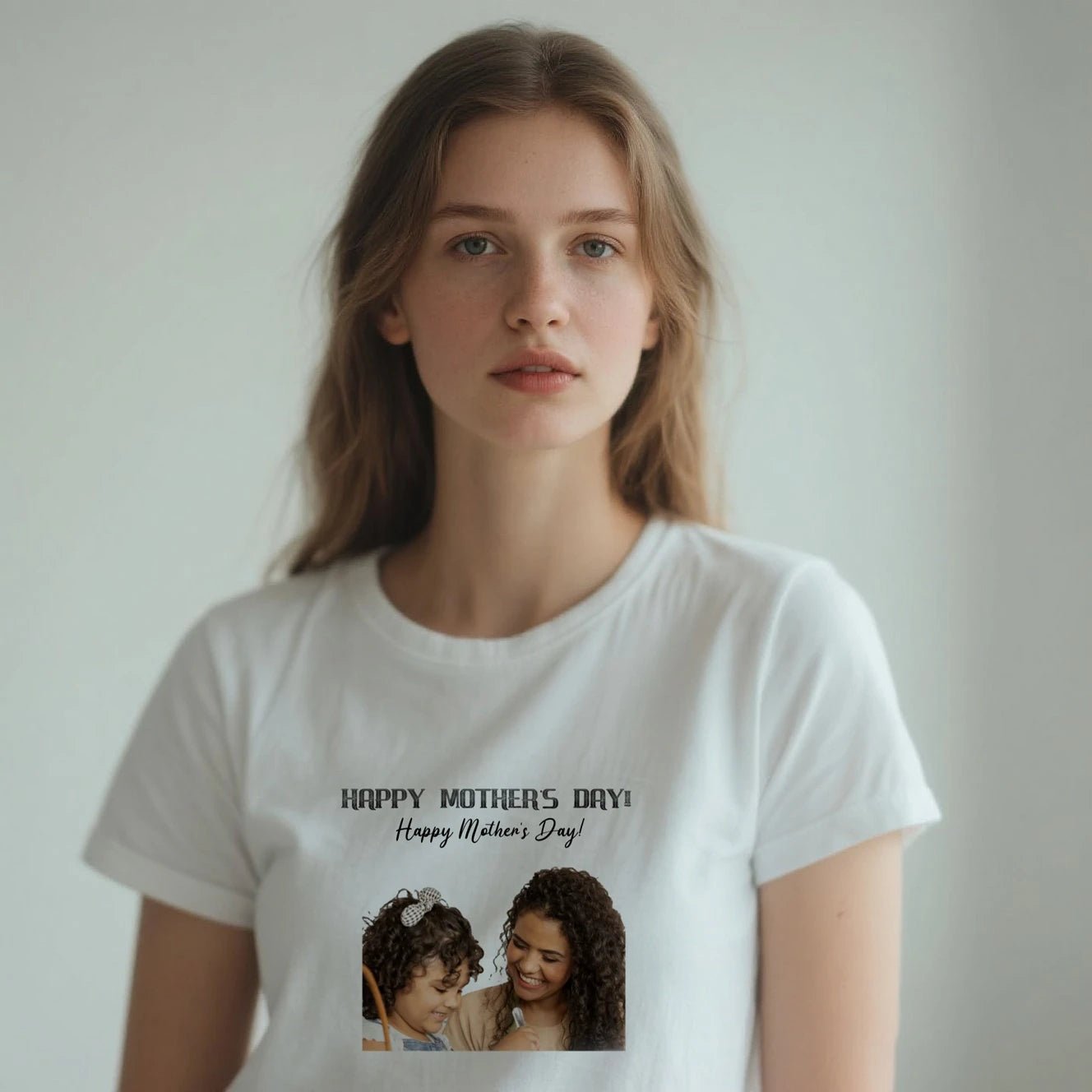 Custom Organic Women’s Classic T-Shirt – Personalized Photo & Message - printtoucan