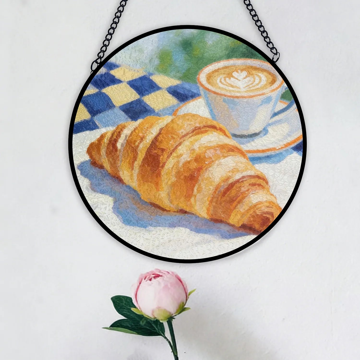 Custom Painted Glass Pendant Photo Acrylic Christmas Gift Photo Prints Personalized Made in USA PrintToucan - PrintToucanHome DecorPrinttoucan-9cm/3.5inch