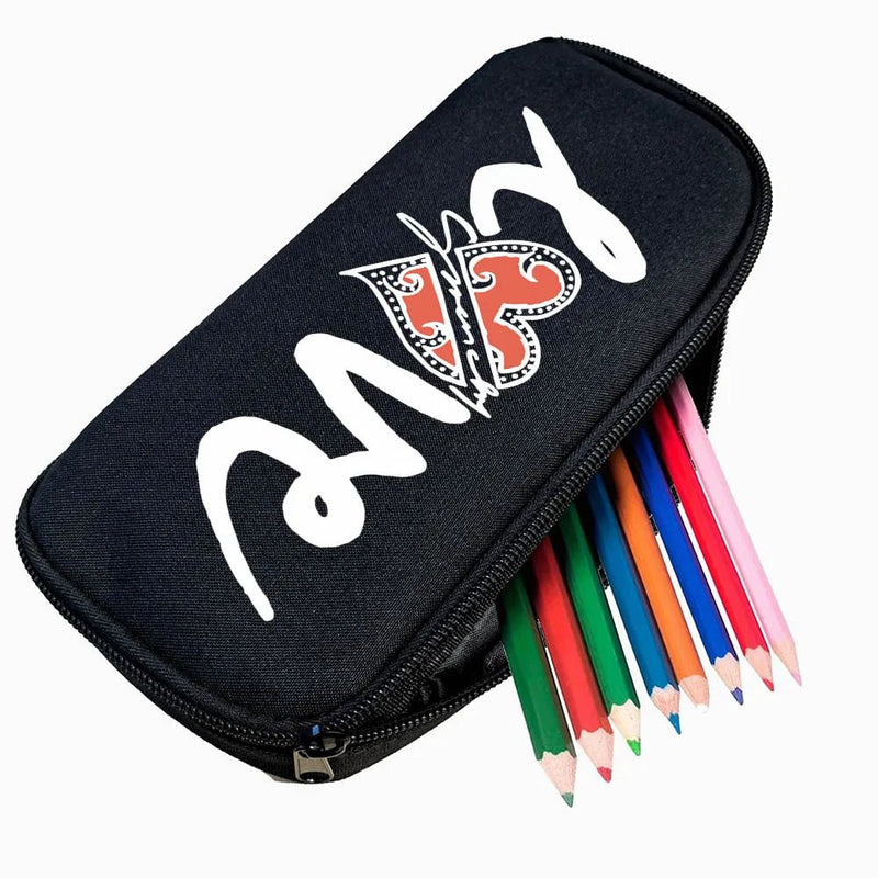 Custom Pencil Case Durable Wear Resistant 600D Oxford Polyester Personalized Image Text School Office Travel PrintToucan