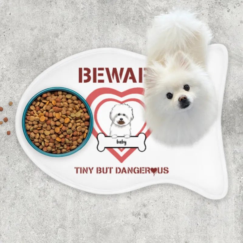 Custom Pet Feeding Mat –Personalized Dog Feeding Mat for Pet Lovers - printtoucan