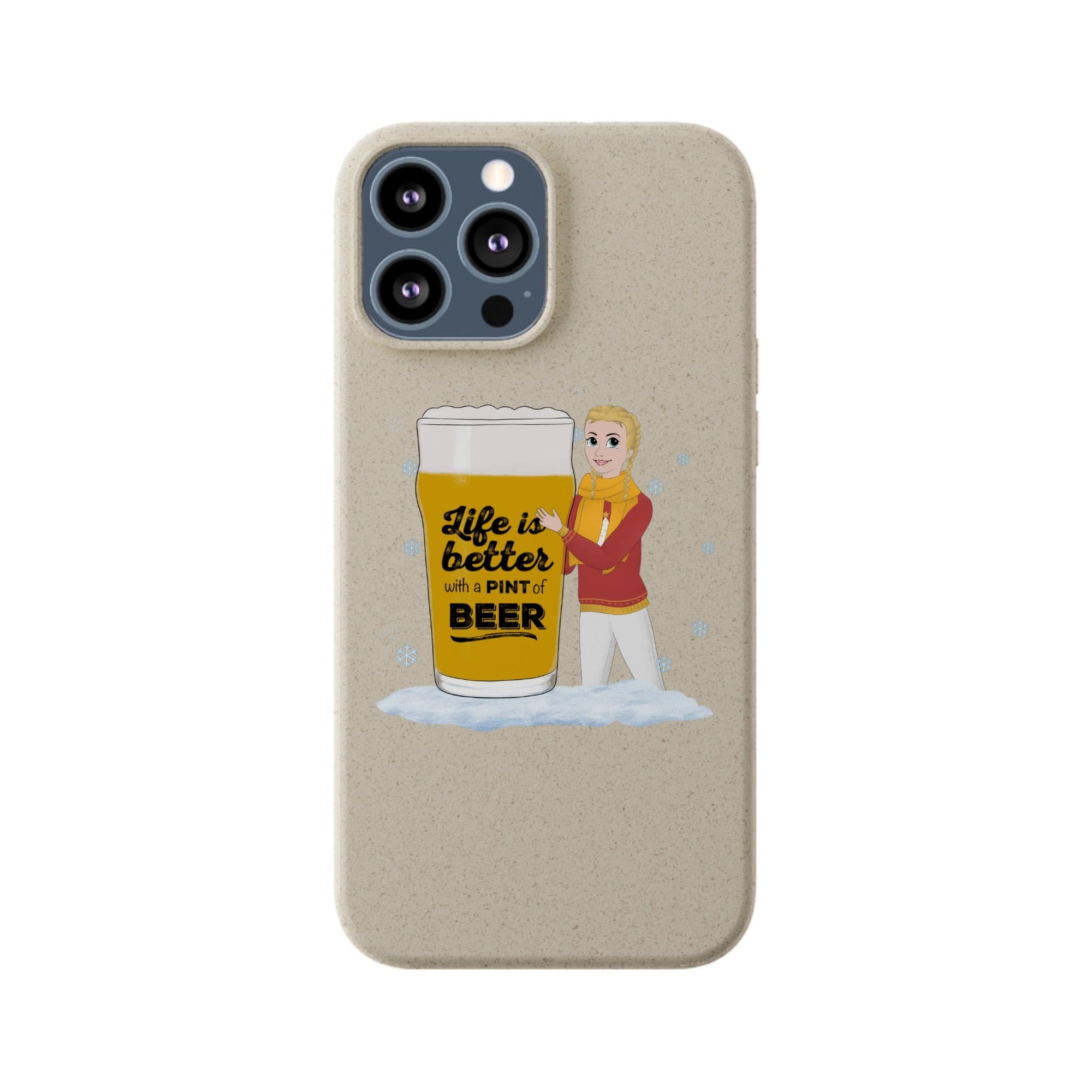 Custom Phone Case for Women – Personalized Girl Design with Hair, Outfit & Name - printtoucan