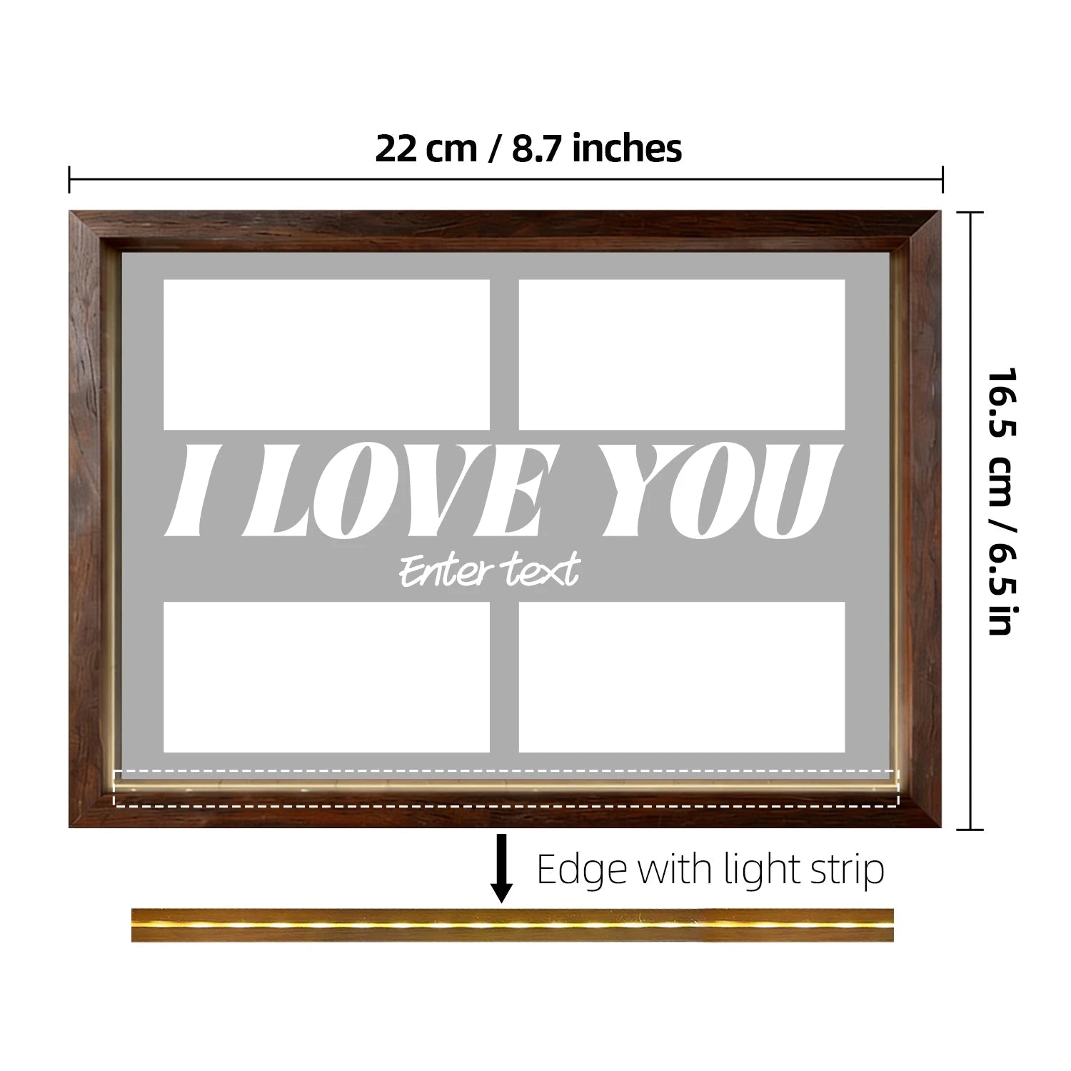 Custom Photo Puzzle Frame Valentines Day Beech Wood Personalized Picture Text Home Decor PrintToucan - PrintToucanValentine's Day Gifts