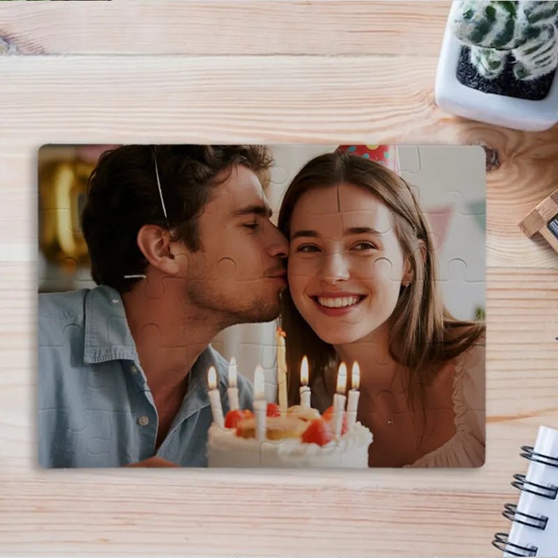 Custom Puzzle with Photo Unique Birthday Gift for Her or Him PrintToucan - printtoucan