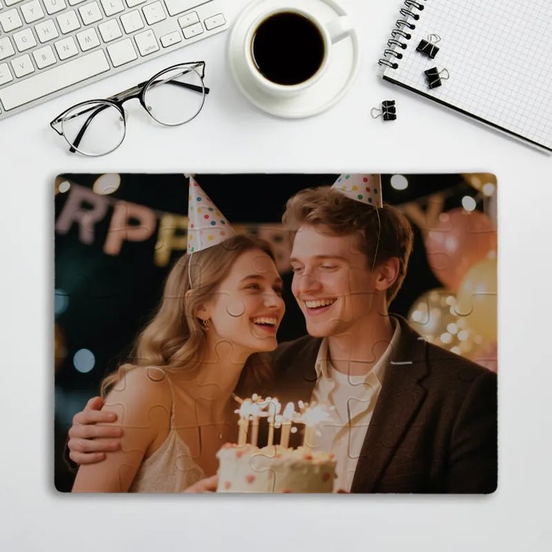 Custom Puzzle with Photo Unique Birthday Gift for Her or Him PrintToucan - printtoucan