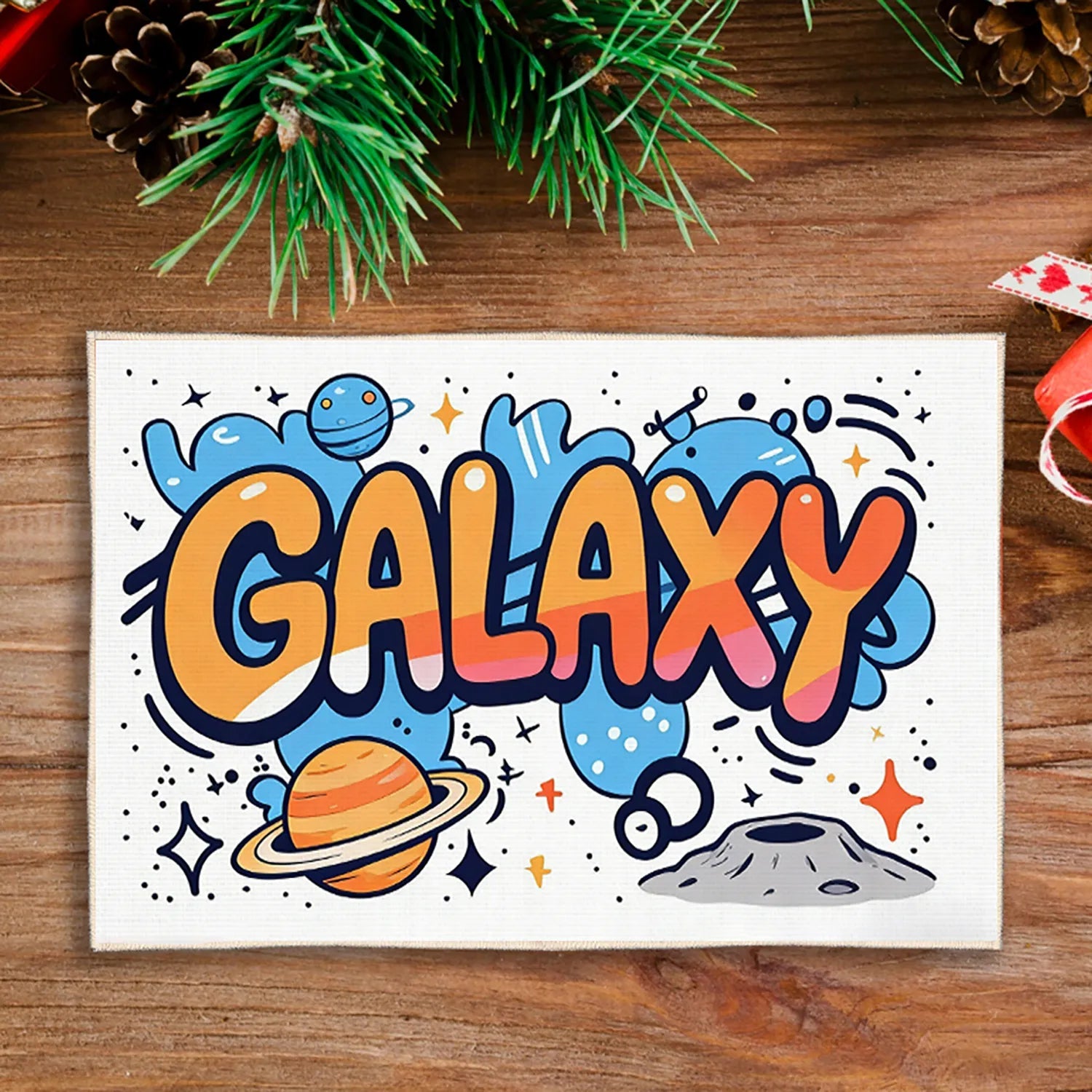 Custom Rug Washable Backing Flannel Fleece Holiday Theme Personalized Photo Design Rug Cleaning PrintToucan - PrintToucanChrismas GiftPrinttoucan-16" x 24"