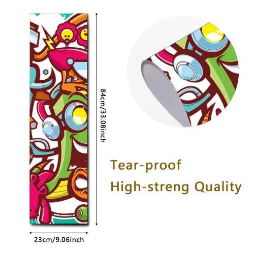 Custom Skateboarding Sticker Valentine Polyester Personalized Image Text Grip PrintToucan - PrintToucanValentine's Day GiftsPrinttoucan-13.8x15.7inch（35x40）cm-8