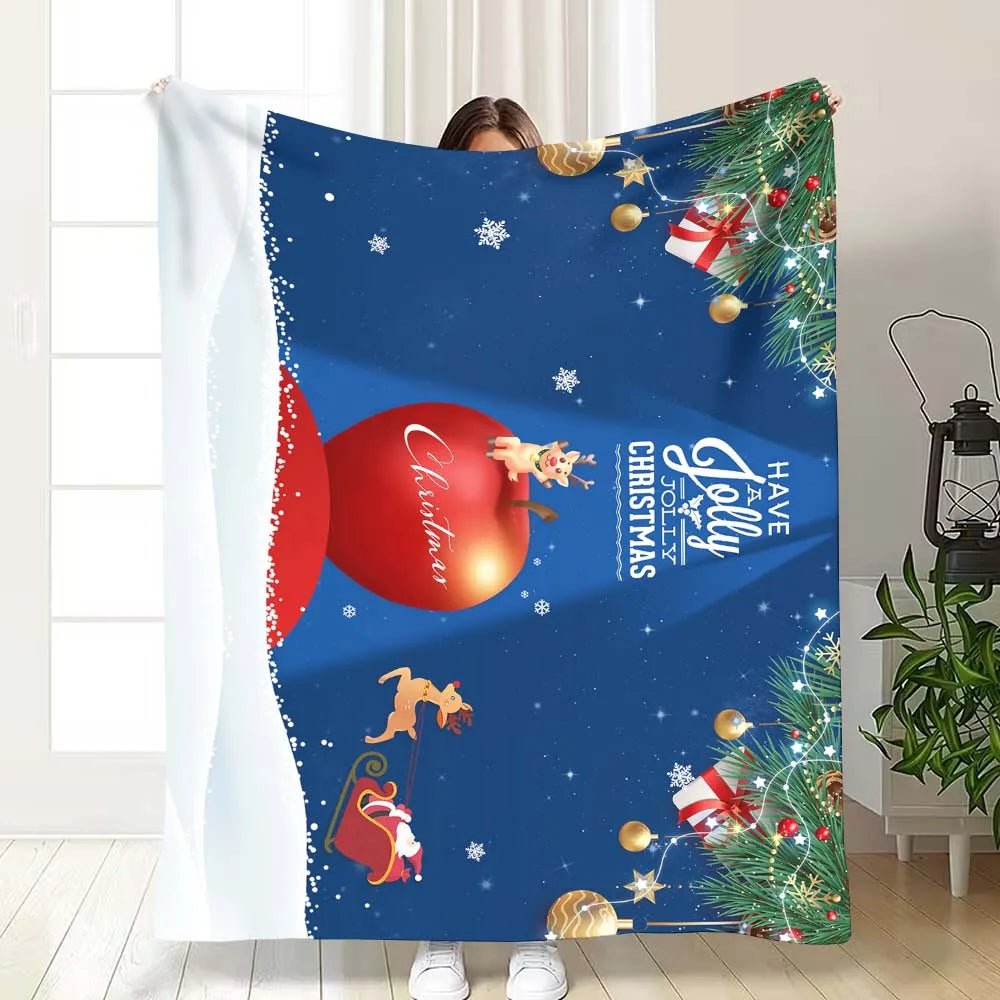 Custom Sofa Throw 280g/m² Per Square Flannel Personalized Text Weighted Baby Sofa Throw PrintToucan - PrintToucanChrismas Gift150cm x 200cm/60"x80"