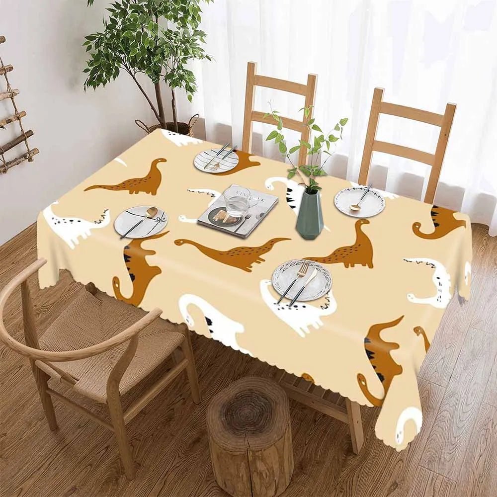 Custom Tablecloth Rectangle Lace Polyester Personalized Photo Text Home Decor PrintToucan - PrintToucanHome DecorPrinttoucan-55 x 70 in（180 x 140 cm）