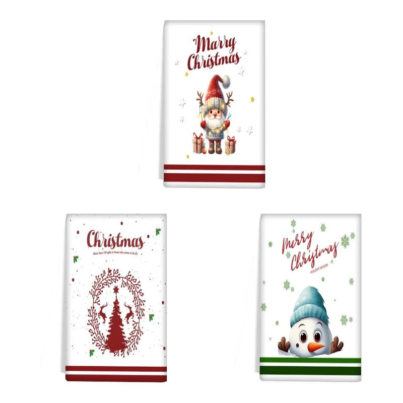 Custom Towel 3pcs Strong Absorbent Polyester Personalized Photo Text Home Decor PrintToucan