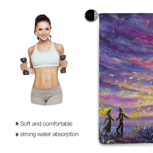 Custom Towel Valentine Microfiber Personalized Image Text PrintToucan - PrintToucanValentine's Day GiftsPrinttoucan-13.8x15.7inch（35x40）cm-8