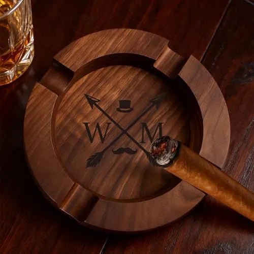 Custom Walnut Ashtray Valentine Day Gift Walnut Personalized Name Home Decor PrintToucan - PrintToucanValentine's Day GiftsPrinttoucan-13.8x15.7inch（35x40）cm-8