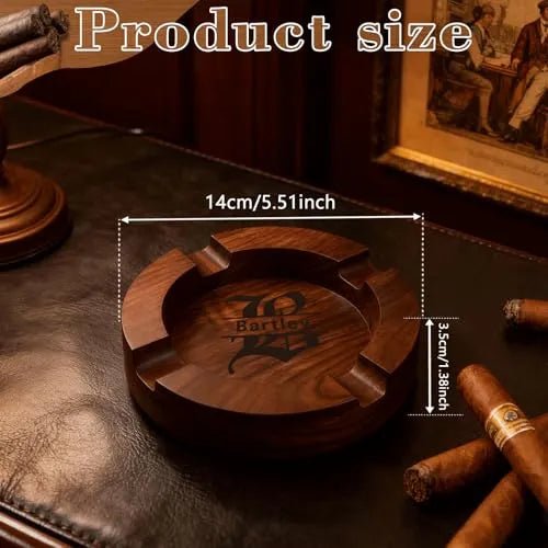 Custom Walnut Ashtray Valentine Day Gift Walnut Personalized Name Home Decor PrintToucan - PrintToucanValentine's Day GiftsPrinttoucan-13.8x15.7inch（35x40）cm-8