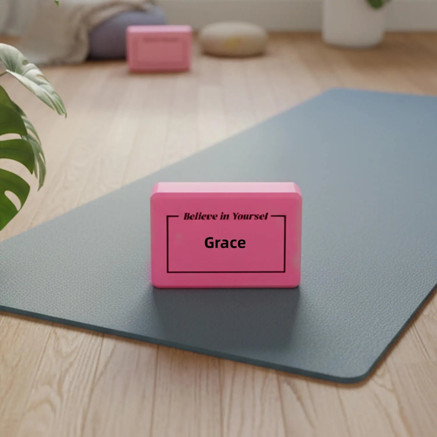 Custom Yoga Brick Valentine EVA Material Personalized Image Text Yoga Support PrintToucan - PrintToucanValentine's Day GiftsPrinttoucan-13.8x15.7inch（35x40）cm-8