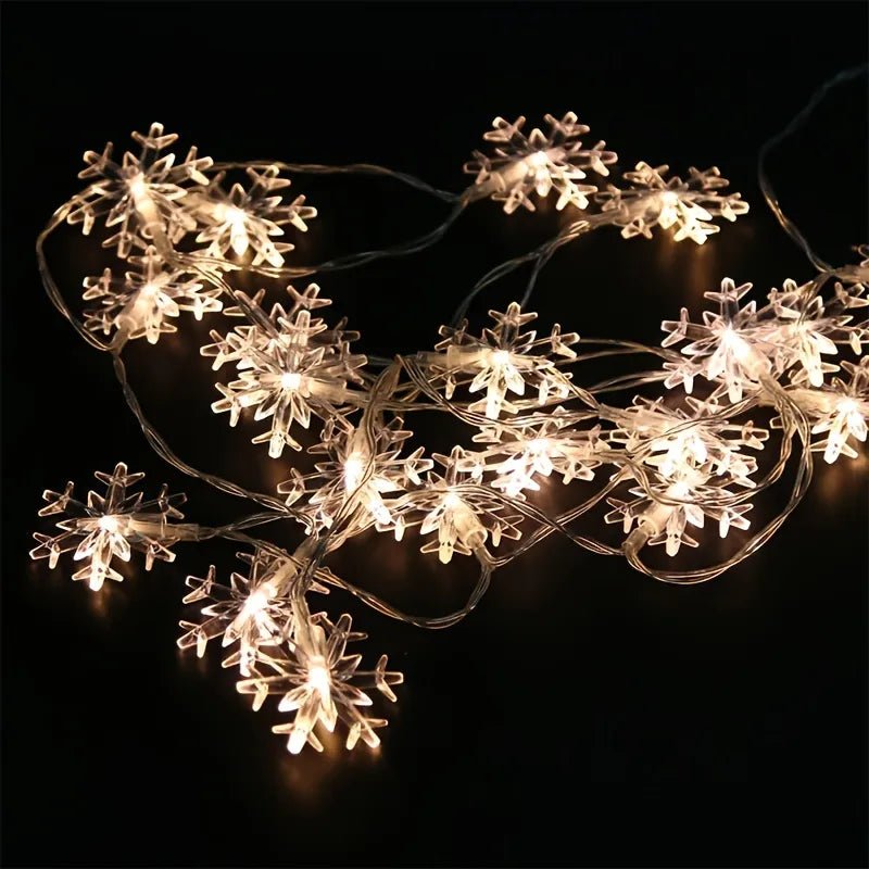 Light Strip 6m Courtyard Light Strip Snowflake Warm Glow Christmas Home Decor Cozy Holiday Style PrintToucan - PrintToucanChrismas Gift