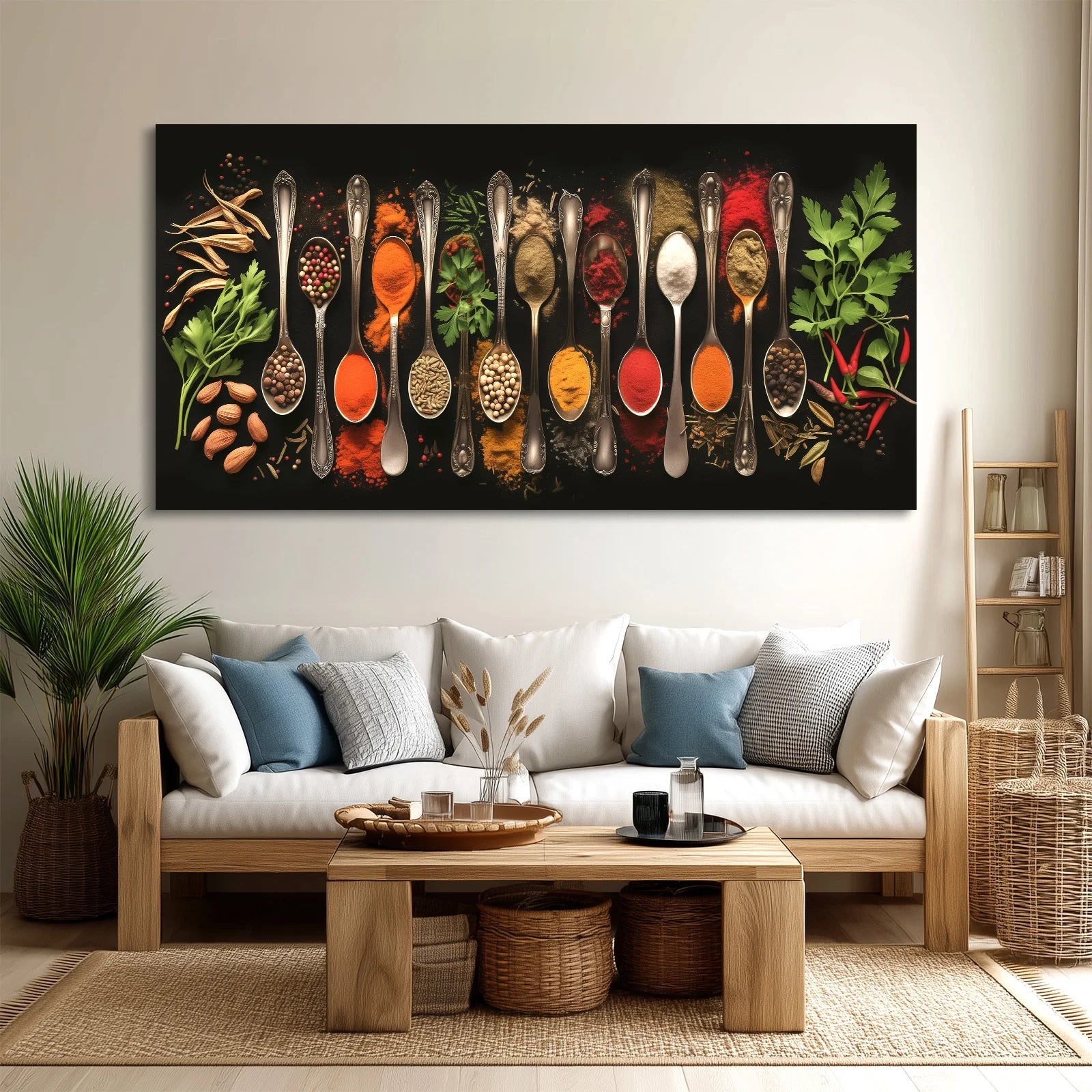 Vintage Culinary Spices Canvas Wall Art – Kitchen & Restaurant Décor | PrintToucan - PrintToucanCanvas Wall Art