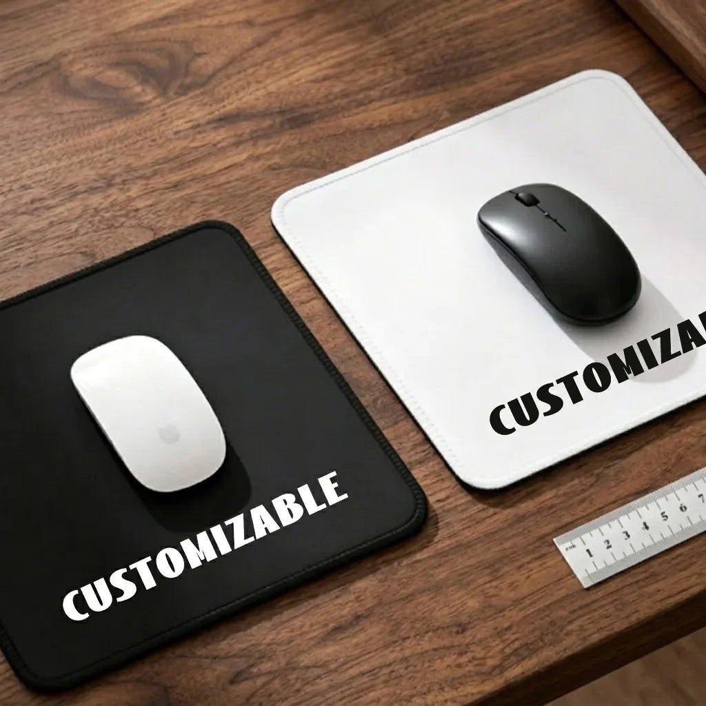 Create your perfect desk accessory! Our customizable mouse pads let you add your favorite photo, logo, or design for a one-of-a-kind look