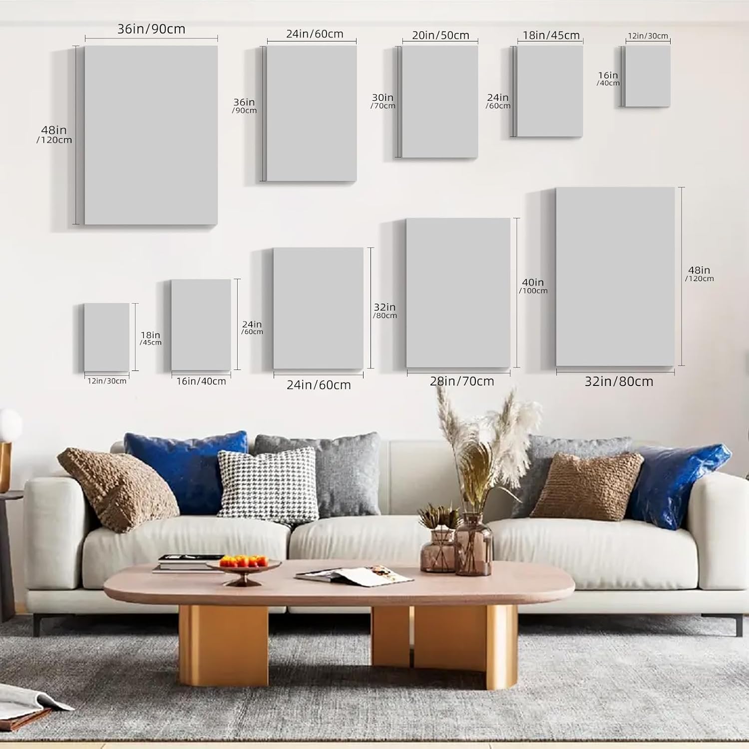 YONICA Christmas Wall Decor Santa Canvas Wall Art Home Decorations 36x24 Inches - Santa Pictures Jesus Prints Winter Painting Xmas Artworks for Living Room Bedroom - PrintToucanYKSDT701-16"L x 12"W